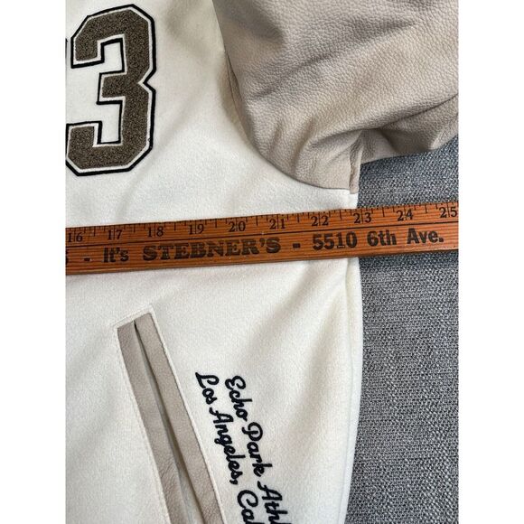 *NWT* Abercrombie & Fitch Echo Park Football Varsity Bomber Letterman Jacket (S) - Picture 8 of 16